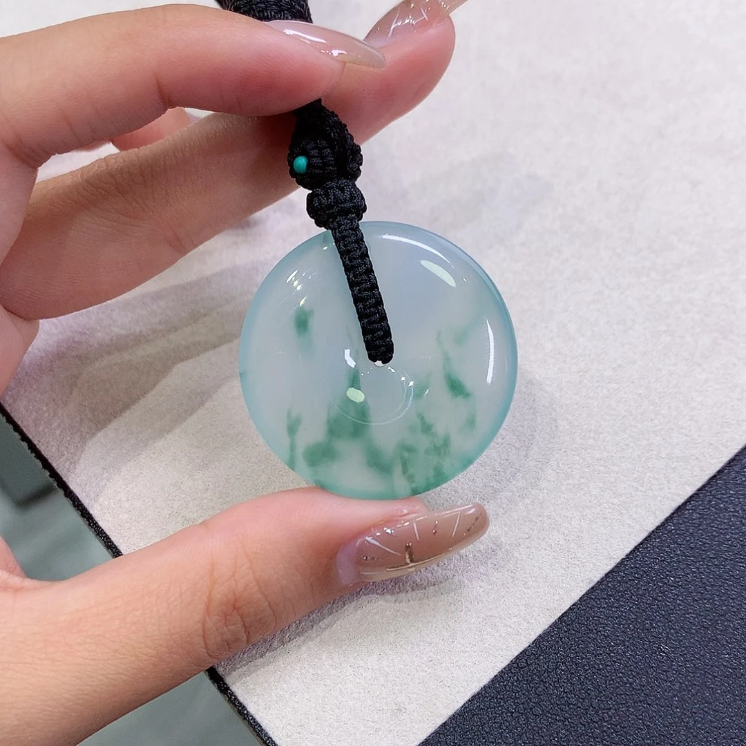 翡翠未镶嵌吊坠(不含链)34.5-6.1