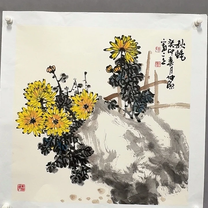 国画亲笔手绘放心去藏