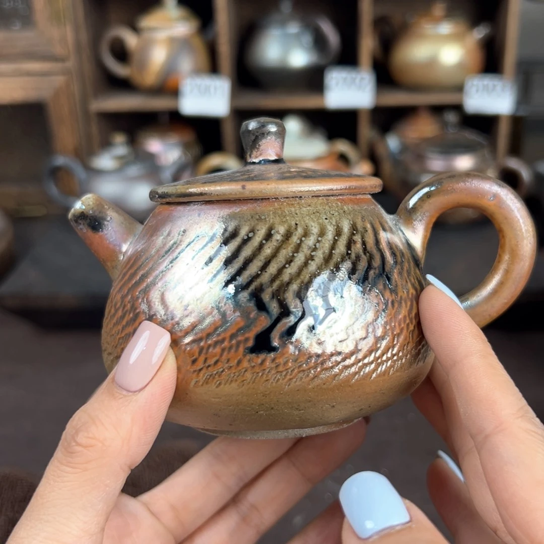 杯柴烧茶器细陶壶