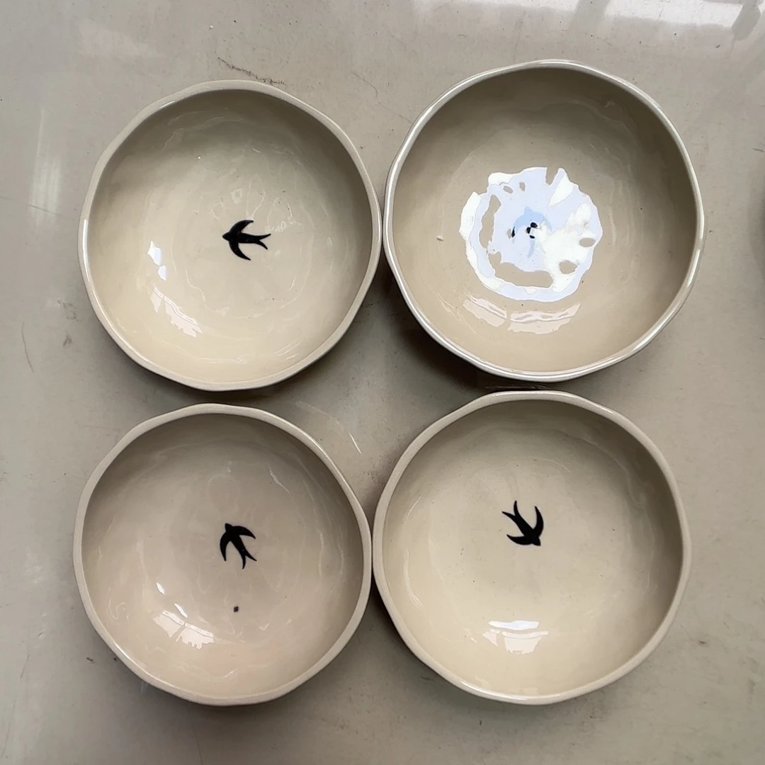 瓷片瑕疵特陶瓷料碟