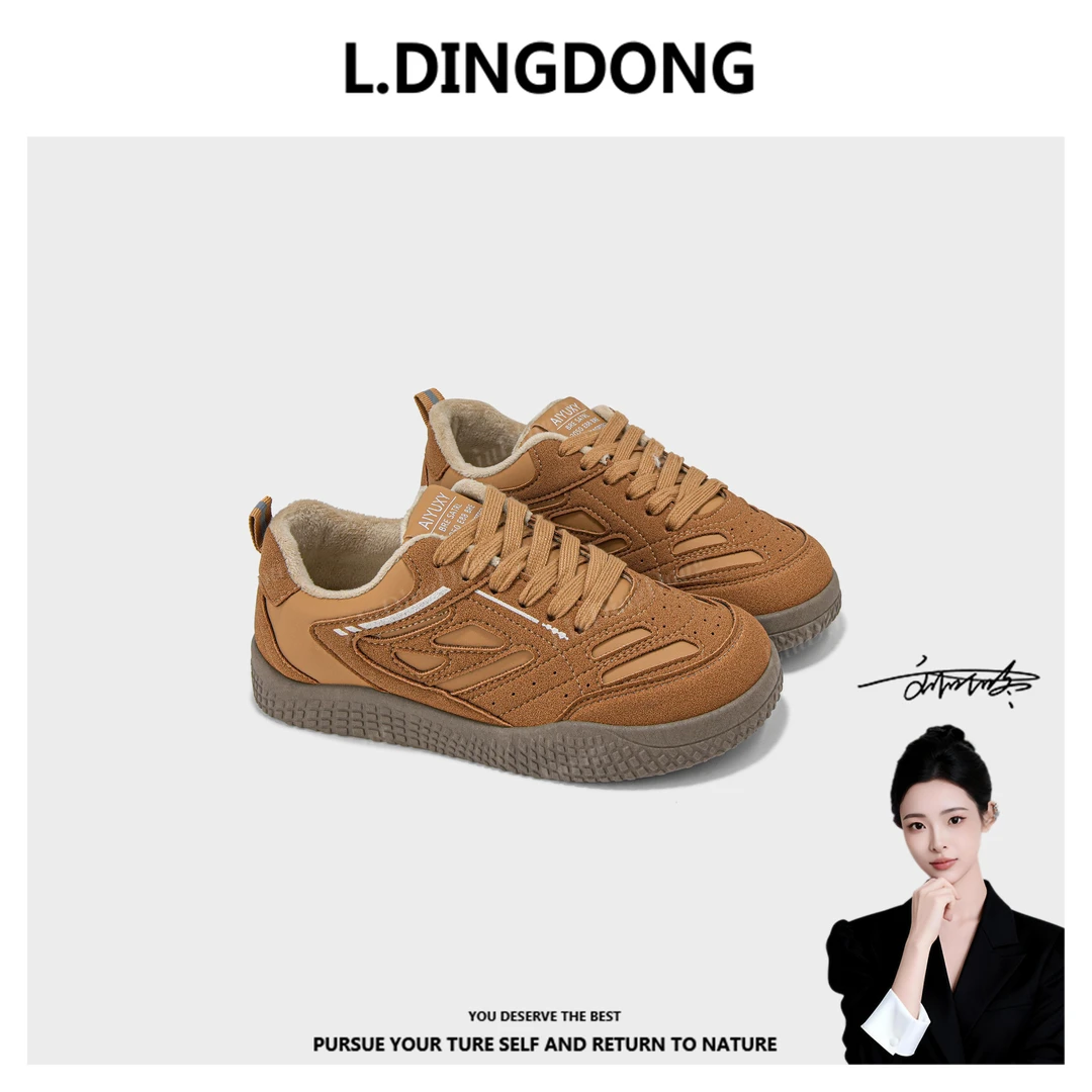 【刘叮咚女鞋】港风休闲小白鞋新款百搭板鞋ins小众原创