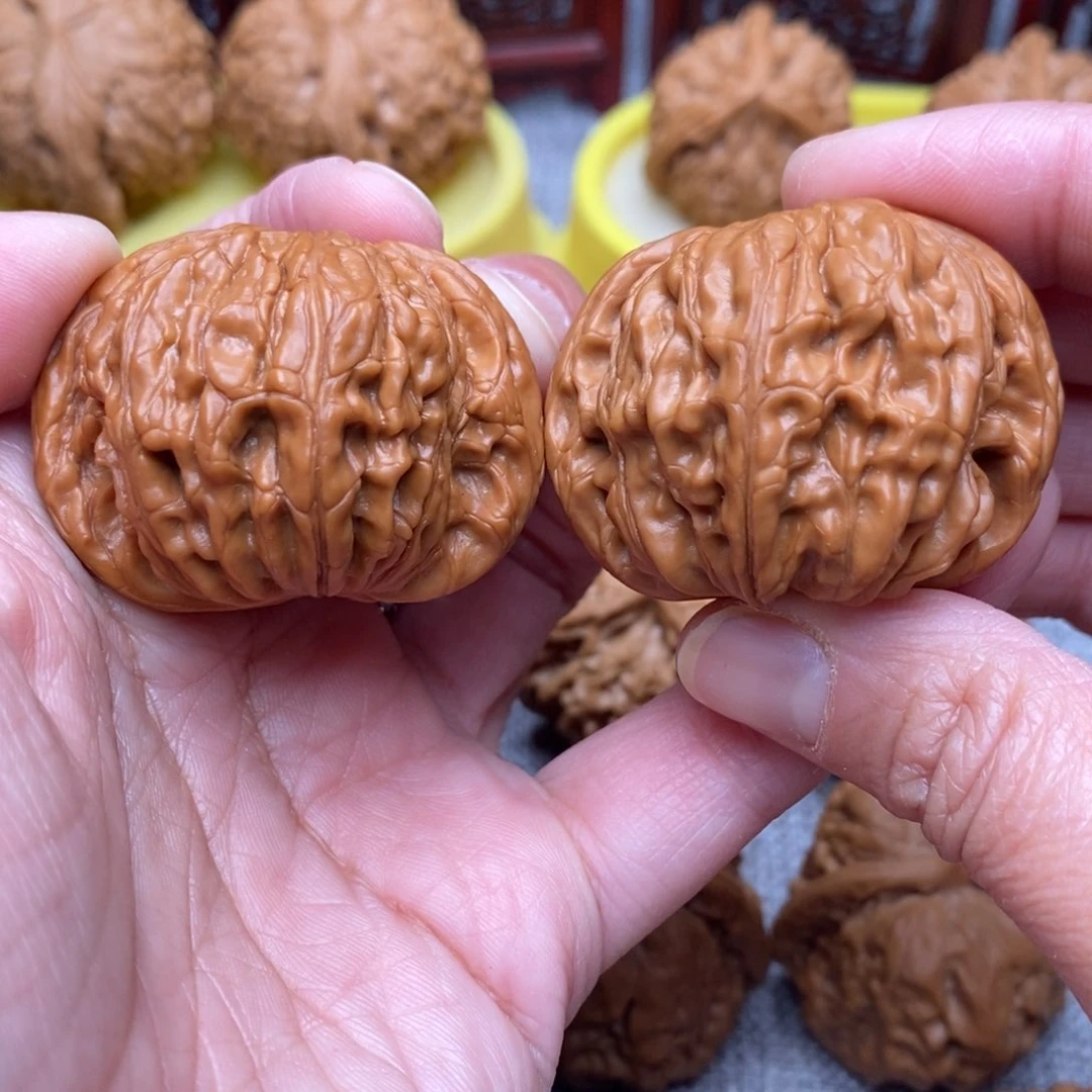 文玩核桃把件精品毕业山地正磨42尺(不议价)