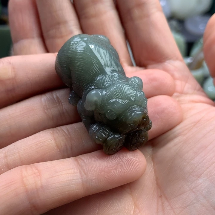 和田玉颈饰未镶嵌可*