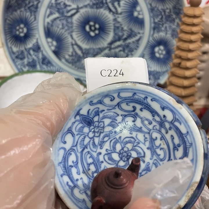 明***皓瓷片C224号工艺品