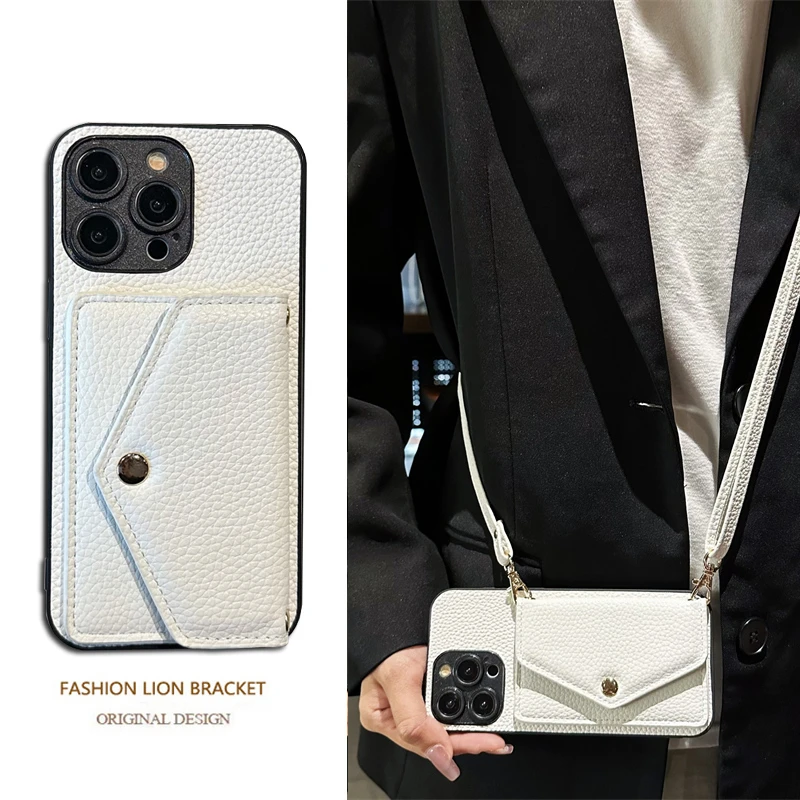 华为Pura70手机壳mate70插卡套mate60RS斜跨绳P40pro背带30lite