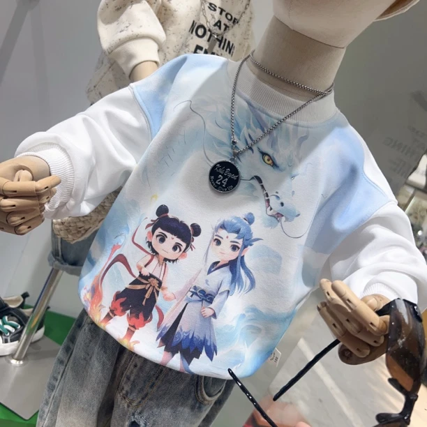 哪吒 敖丙数码印花卫衣