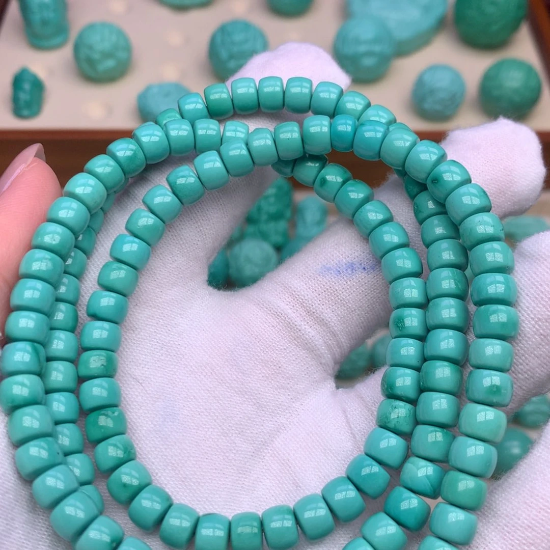 薇***笑原生态散珠配珠直切108微瑕卡6