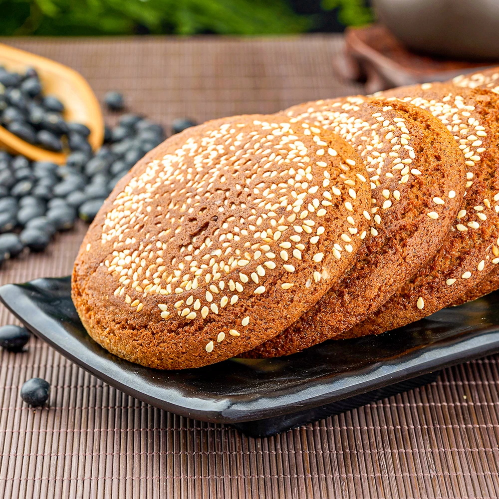 黑豆太谷饼600g 传统正宗山西特产糕点早餐超软食品点心芝麻整箱