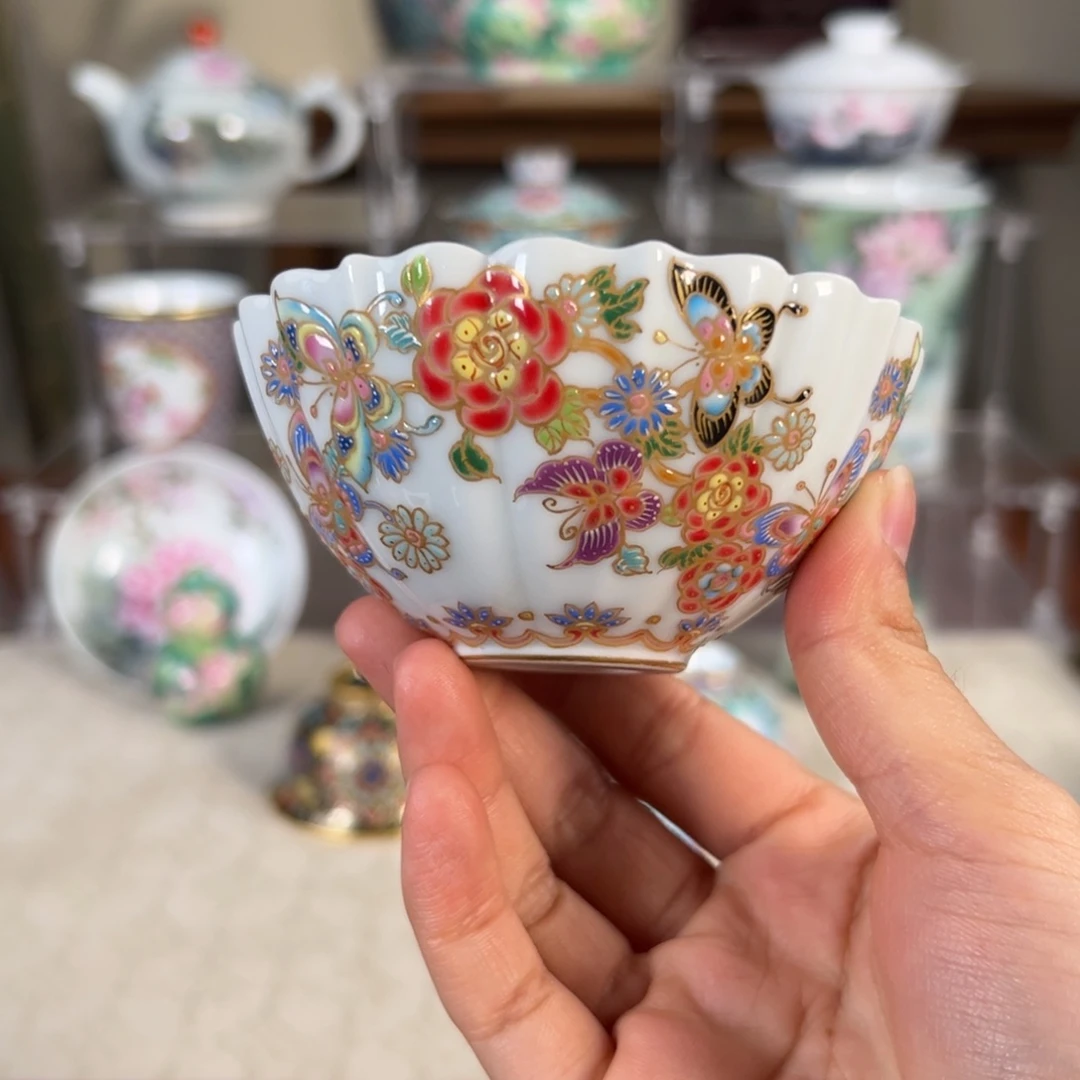 纯手工手绘 高端茶器