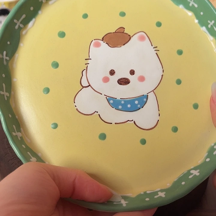 景德镇陶瓷可爱手绘杯