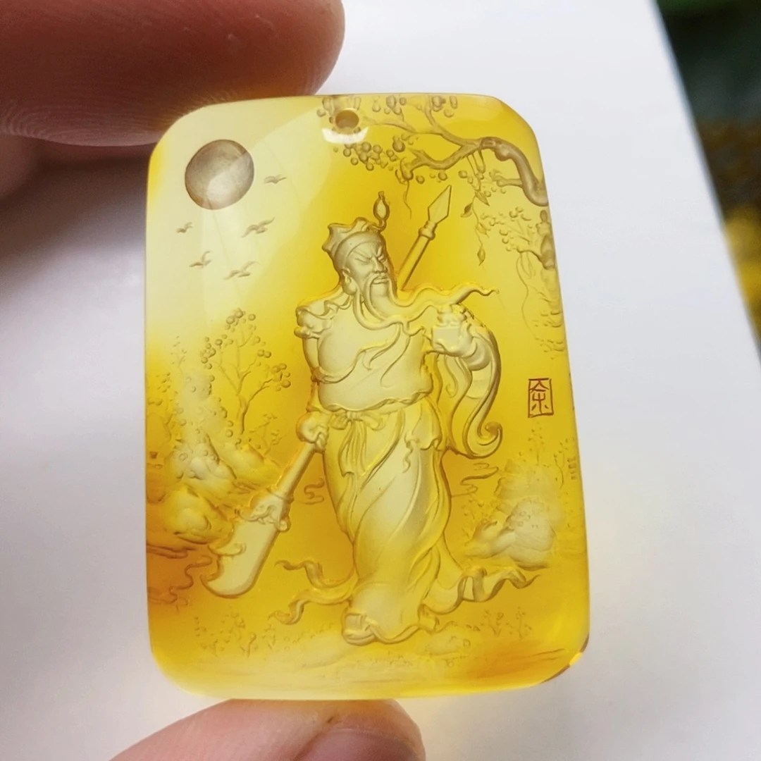 【闪购商品】金珀吊坠(不含链)未镶嵌
