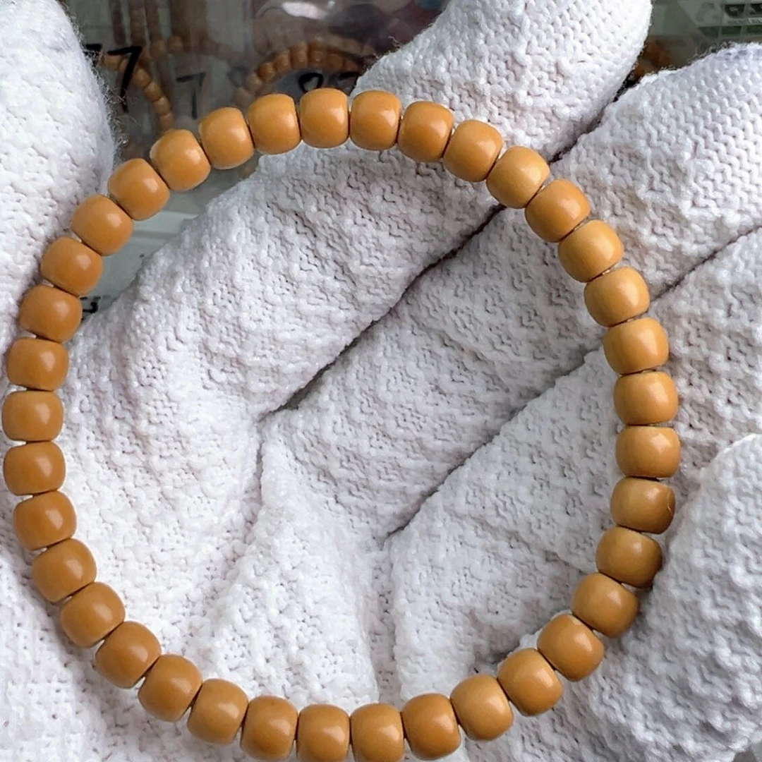 橄榄核吊坠老挝核尖单圈6.0mm