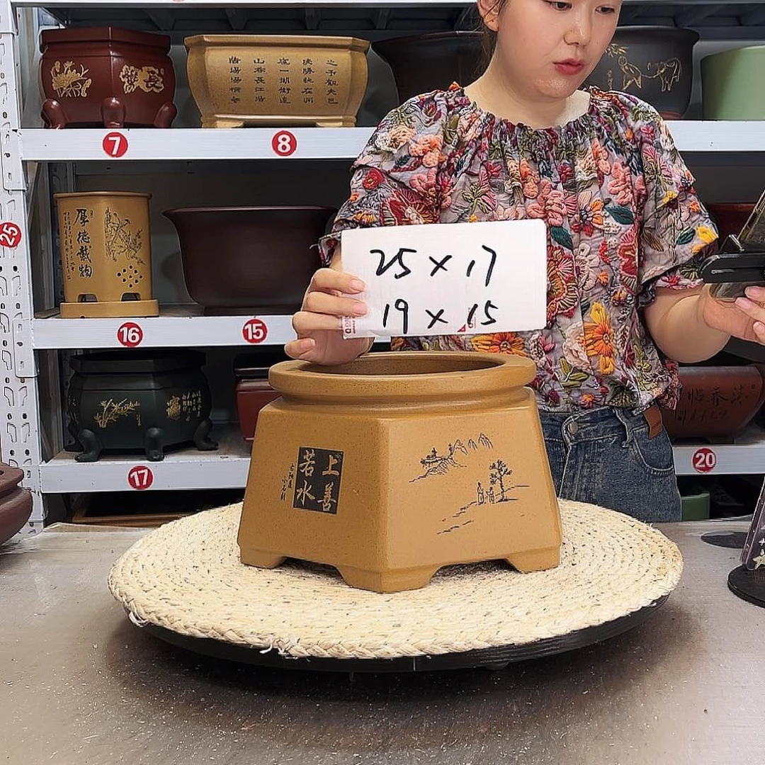 紫砂花盆紫砂花盆