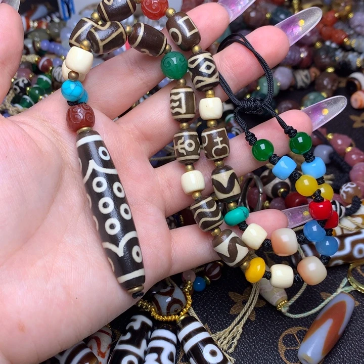 玛瑙/玉髓未镶嵌发一条