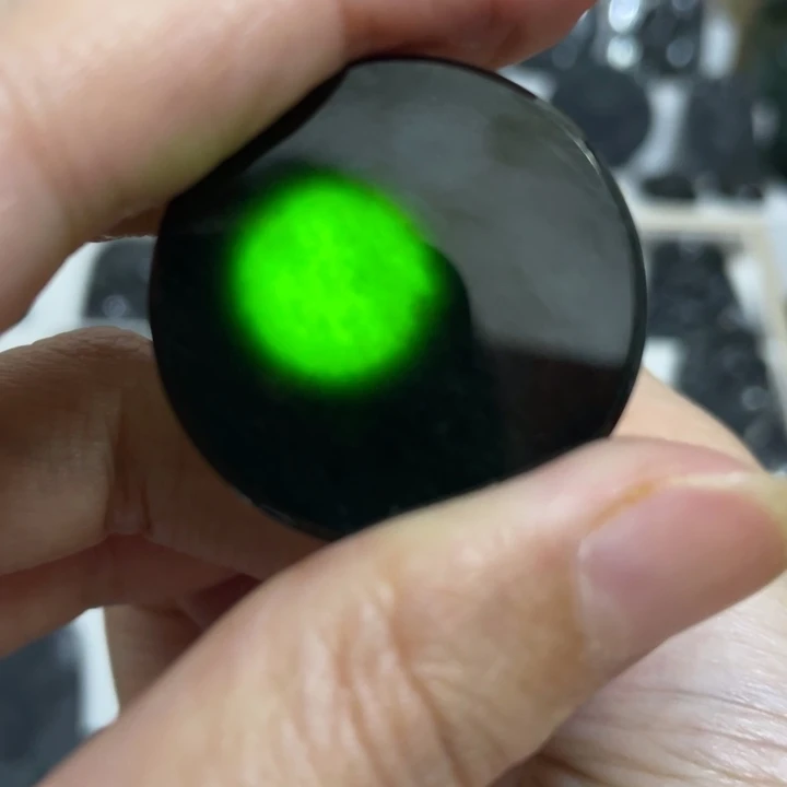 翡翠未镶嵌吊坠(不含链)圆牌