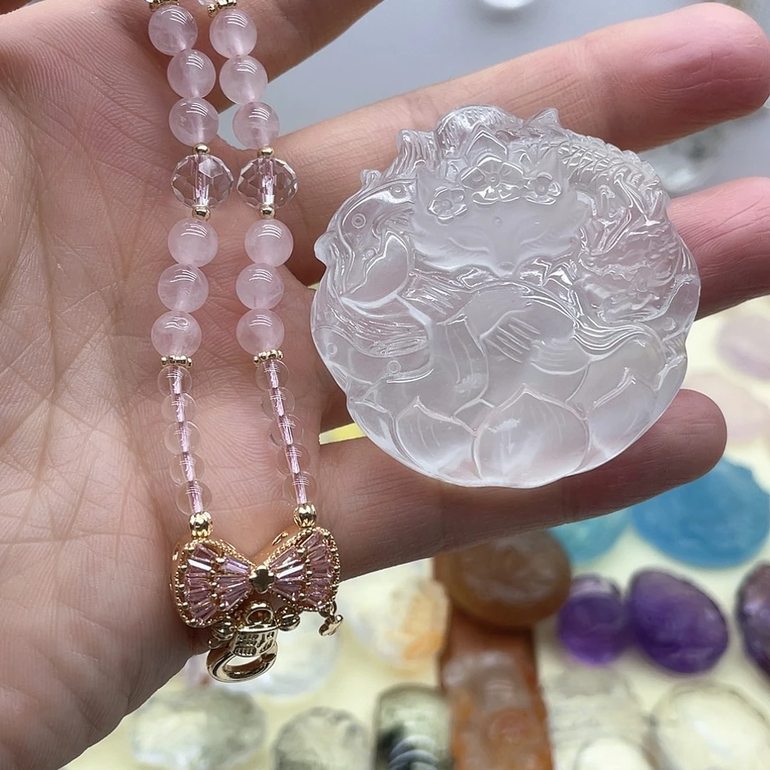 未镶嵌吊坠(赠链)水晶小*