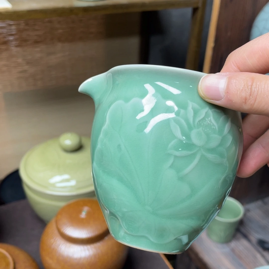 黑***灰福利青瓷茶具杯子