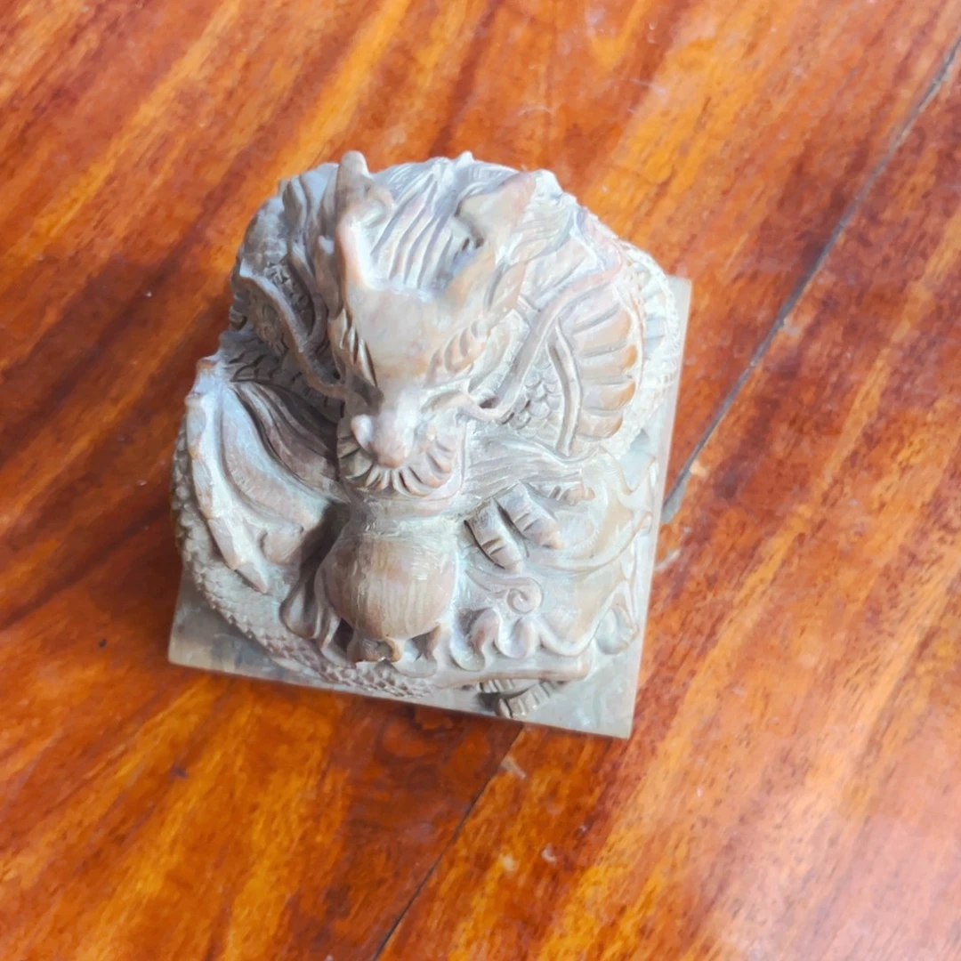 胖***丫寿山石捡漏瑕疵品
