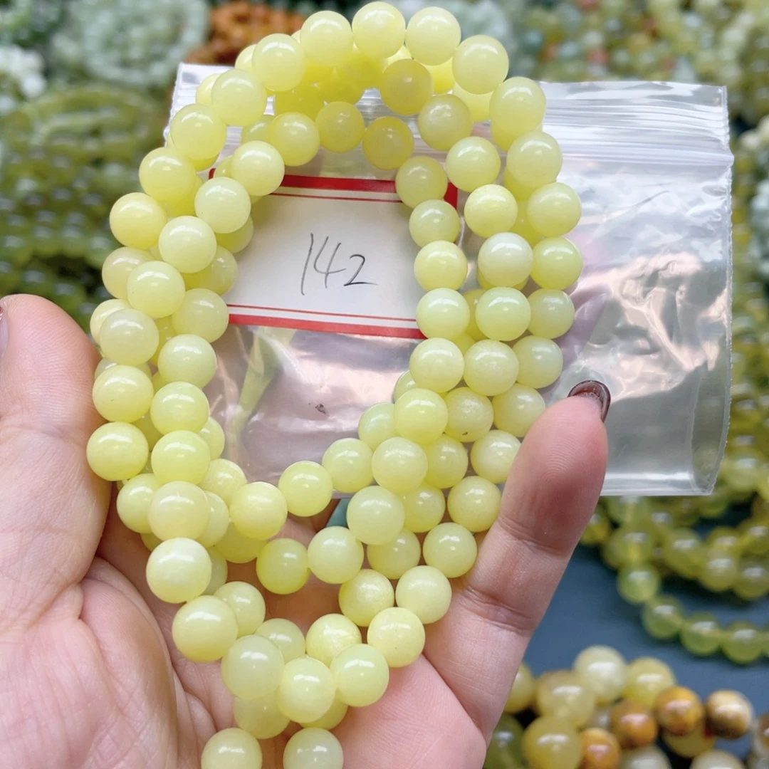 未镶嵌蛇纹石玉手链