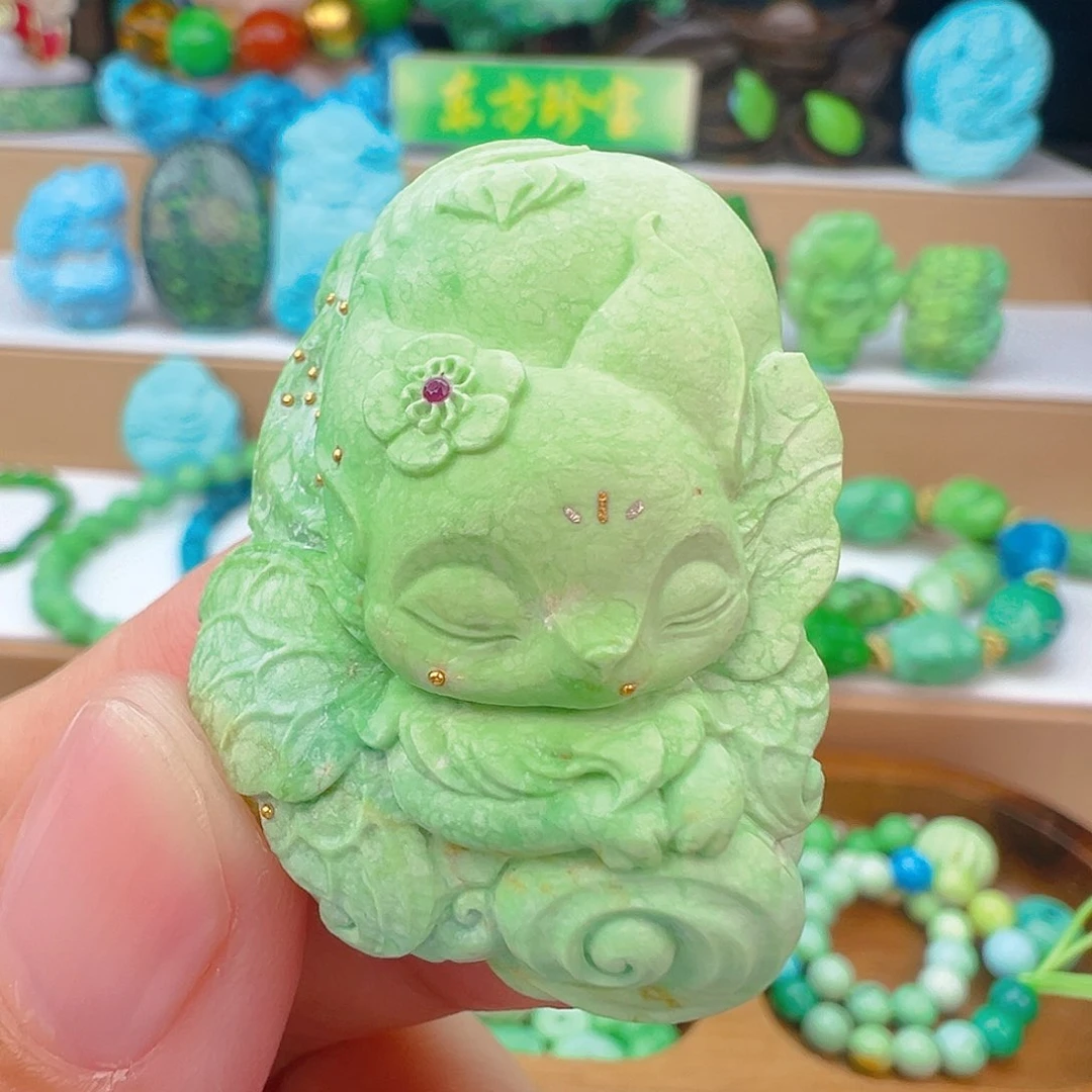 未镶嵌绿松石项链