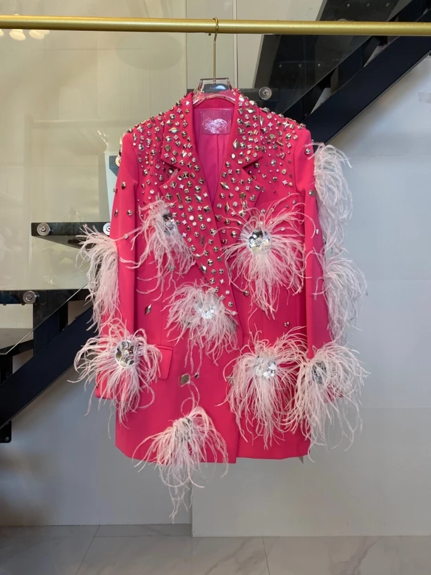 Dada设计款新款重工个性款休闲宽松大版西服外套C10568