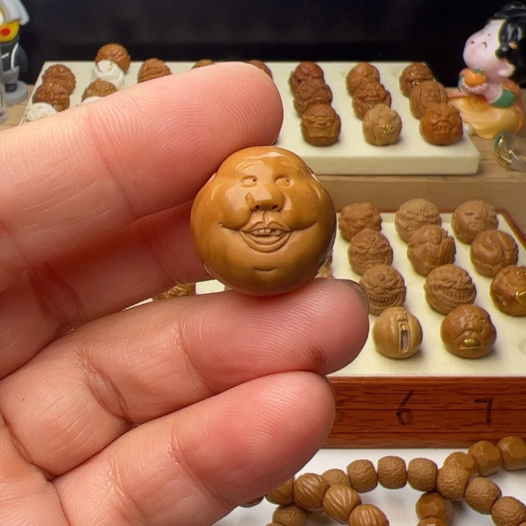 猴头核桃吊坠猴头