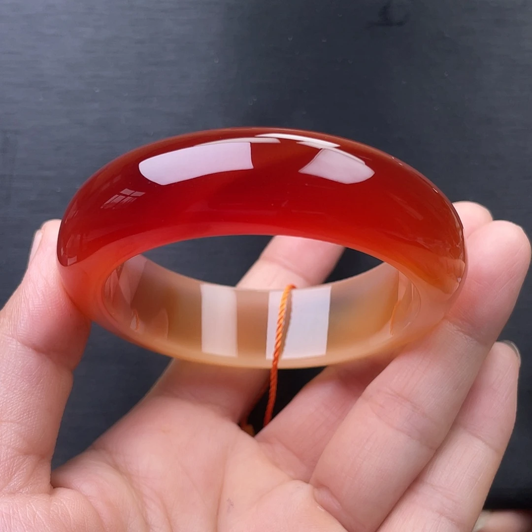 玛瑙/玉髓手镯未镶嵌56圈口