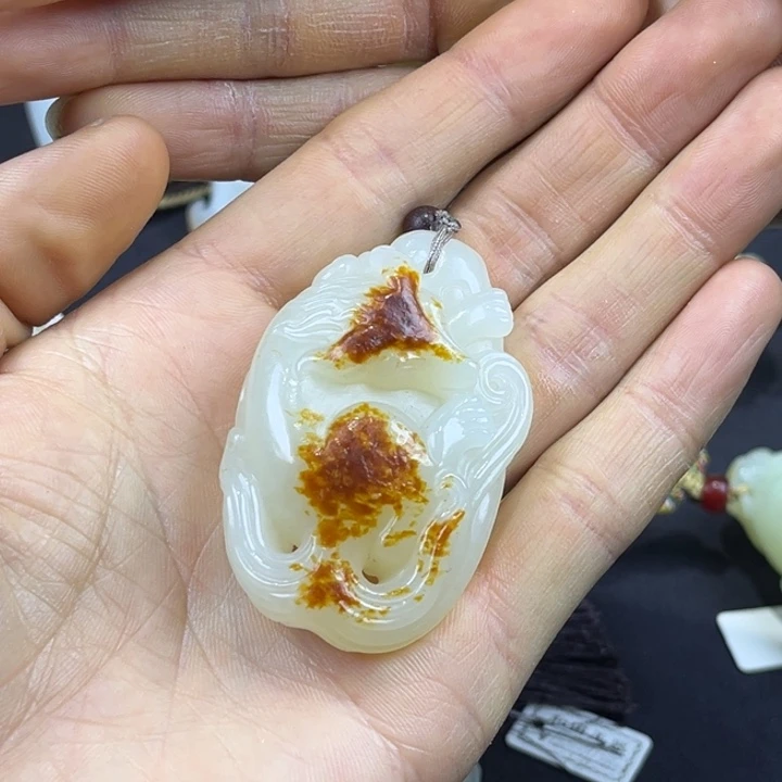一***和田玉未镶嵌挂件