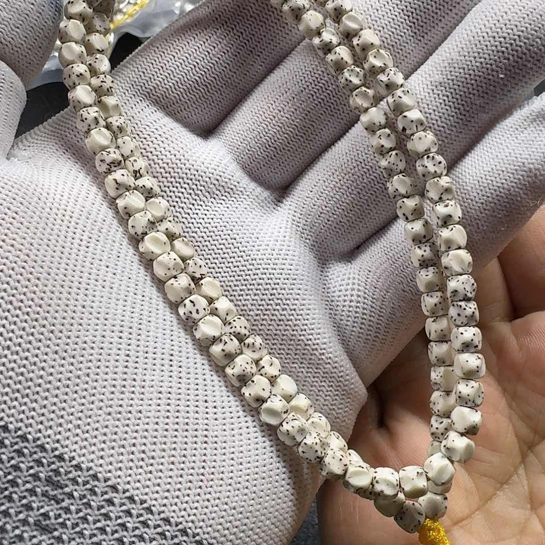 星月菩提手串光**沙星月菩提6*5原生态巧克力无相（拆封走色