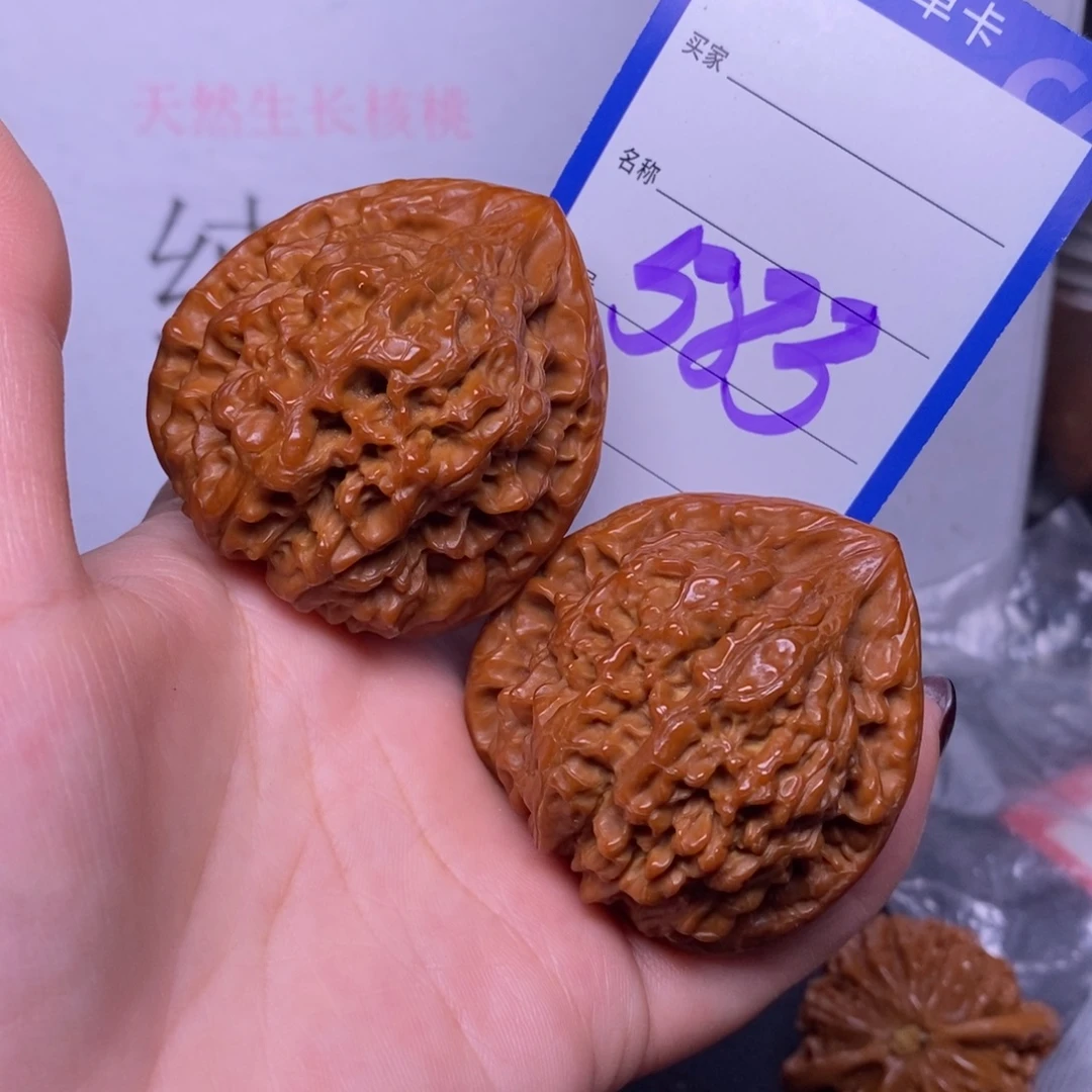 文玩核桃把件583/47官帽