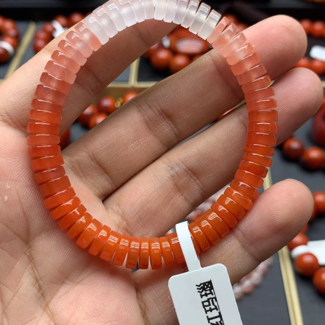 南红玛瑙手链未镶嵌