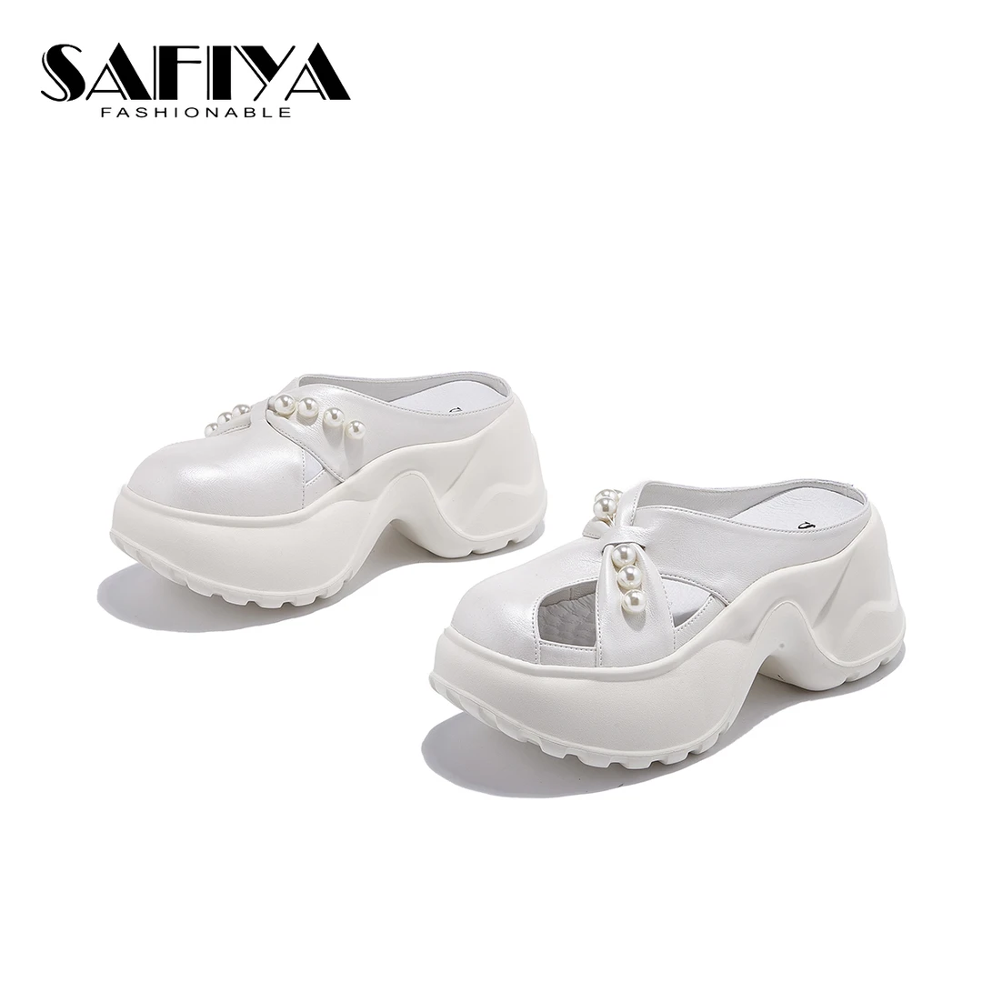 索菲娅Safiya2025夏季新款舒适透气时尚休闲厚底增高鞋SFD2110A60