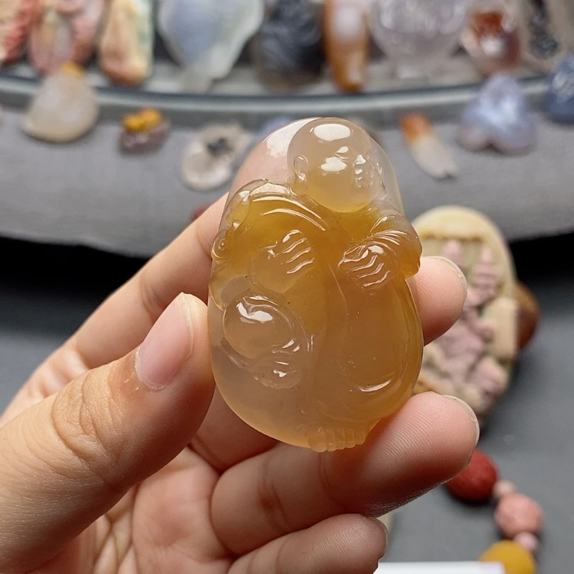 【闪购商品】未镶嵌吊坠定制玛瑙