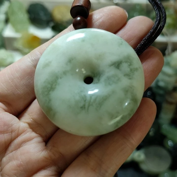 岫玉平安扣未镶嵌