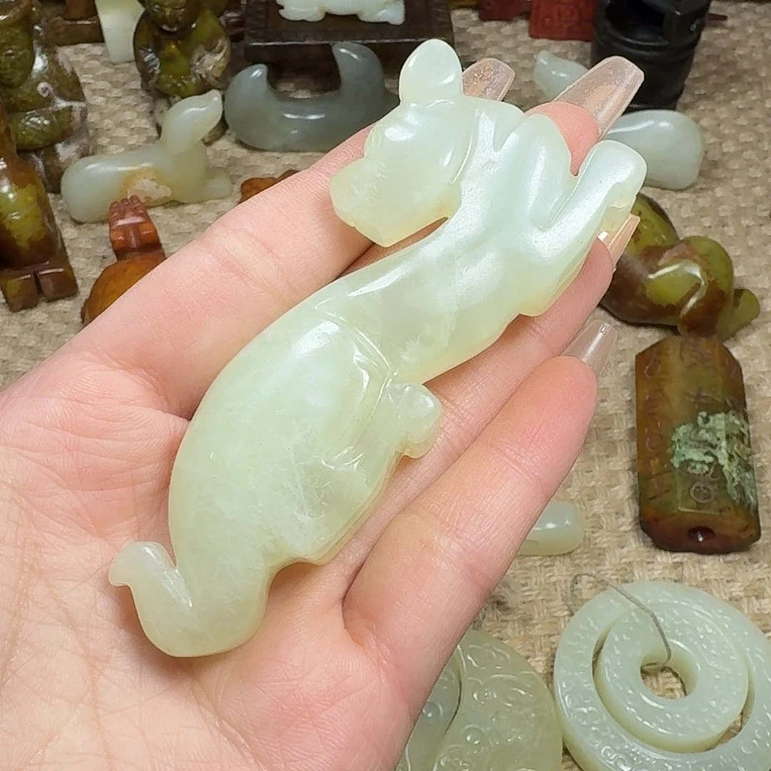 白玉菩提吊坠挂件