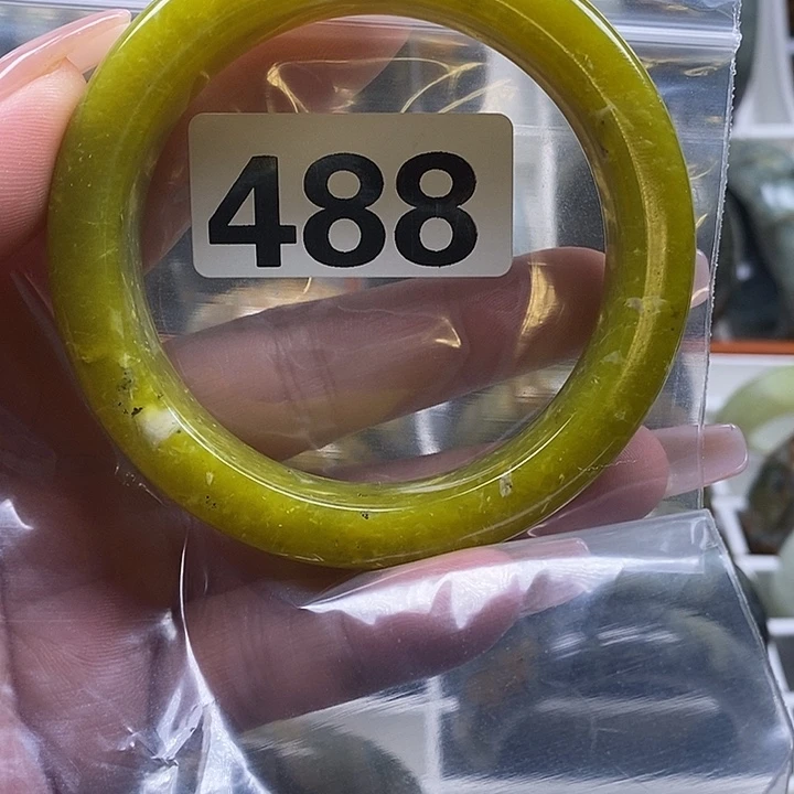 静***惜蛇纹石玉未镶嵌手镯