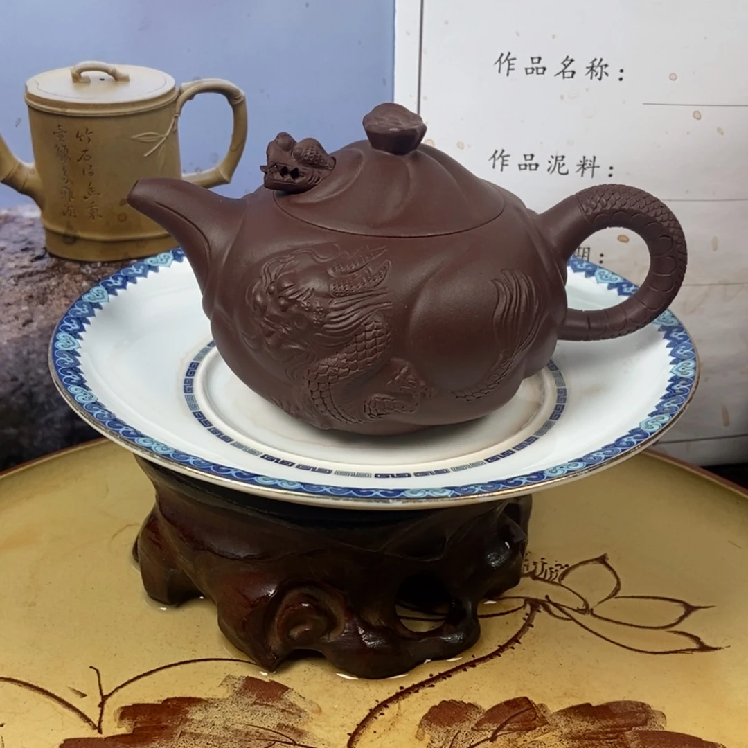 紫砂茶壶220容量宜兴紫砂壶