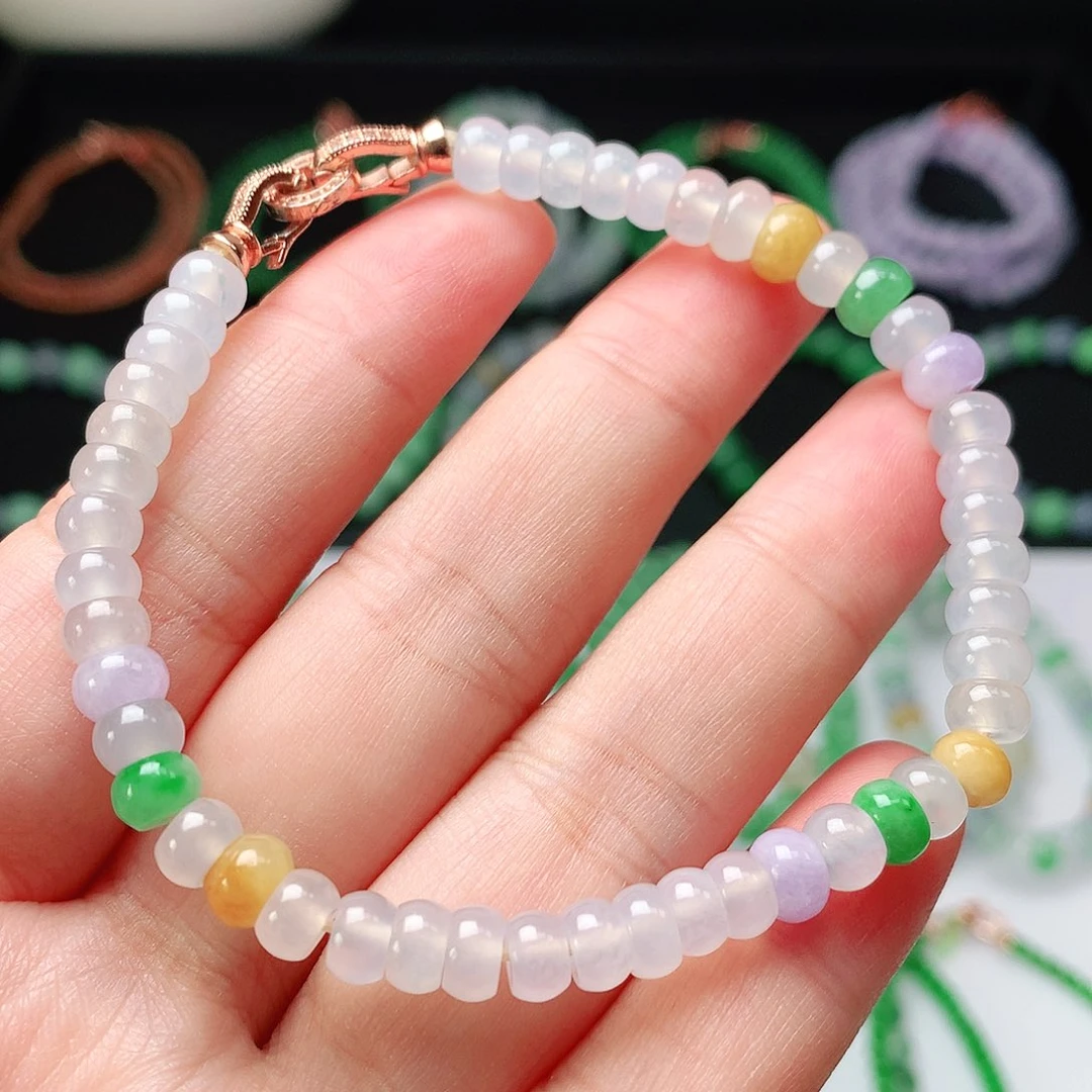 未镶嵌手链翡翠翡翠