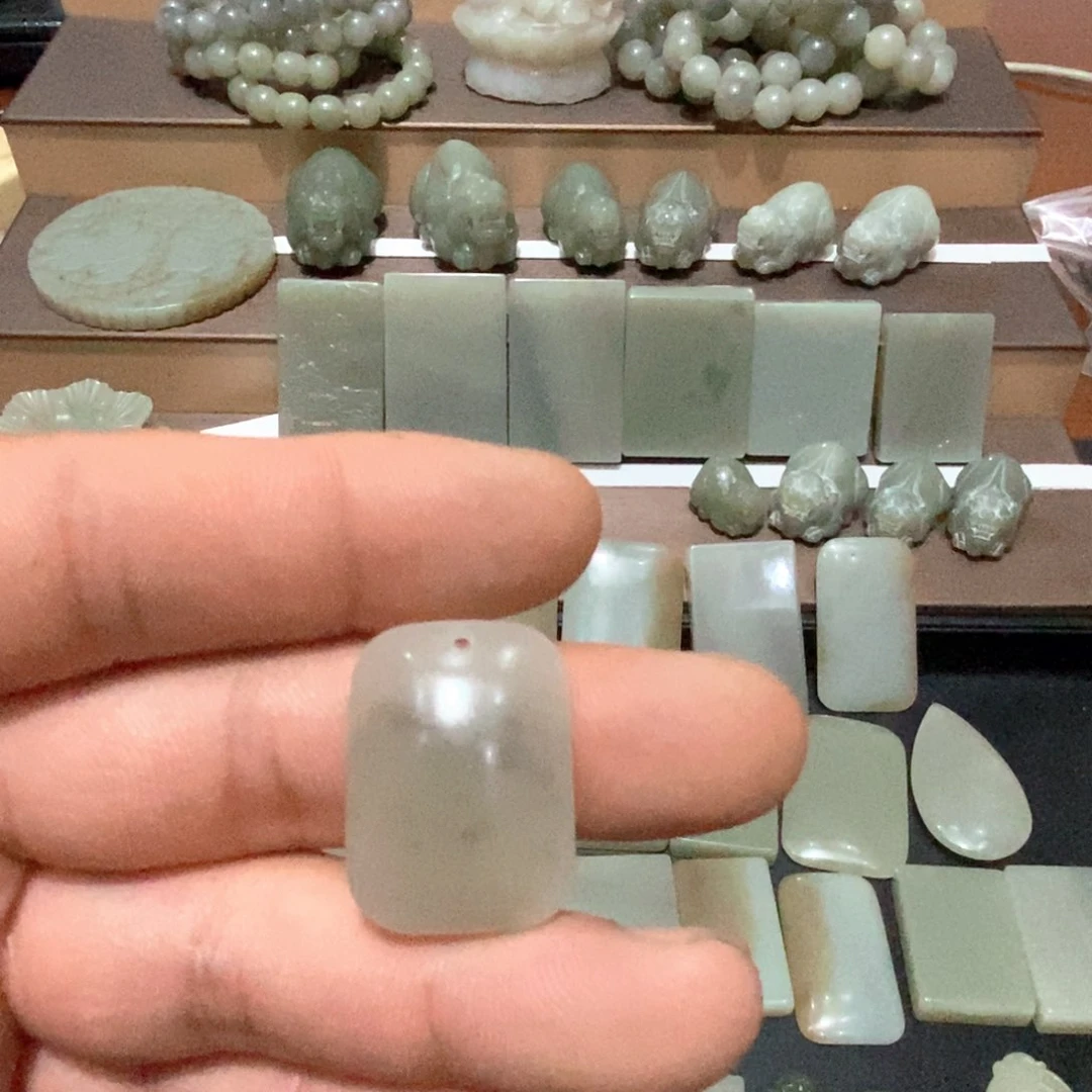 和田玉未镶嵌颈饰守***苑3