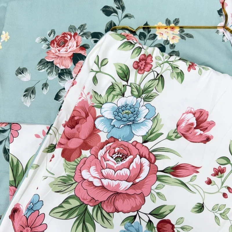 加厚亲肤棉被罩--牡丹盛开