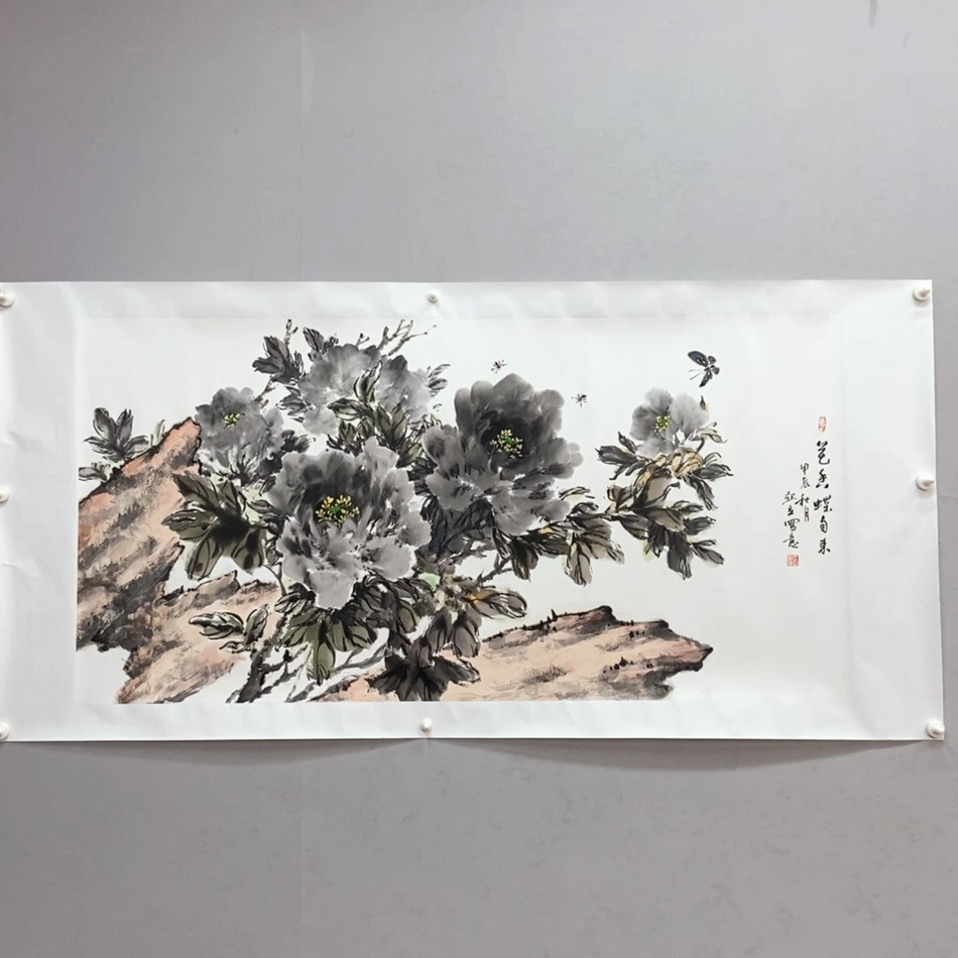 国画王亚立四尺真人真品