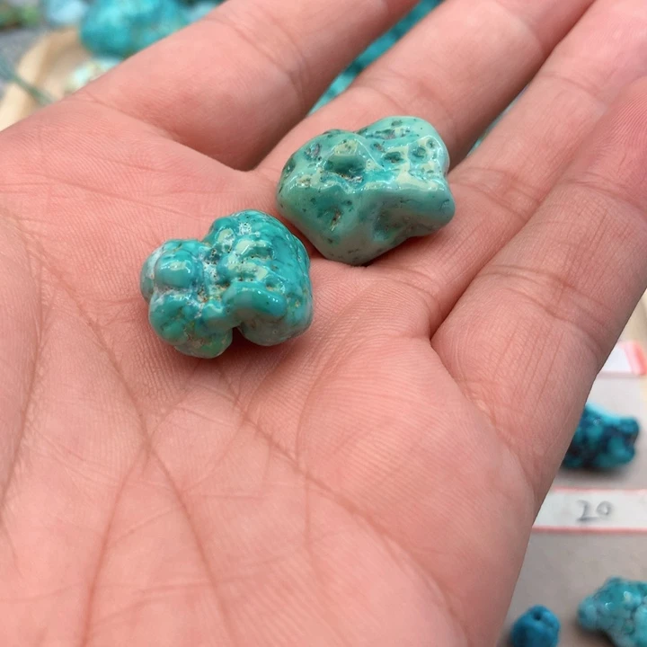晚***梦未镶嵌绿松石吊坠(不含链)