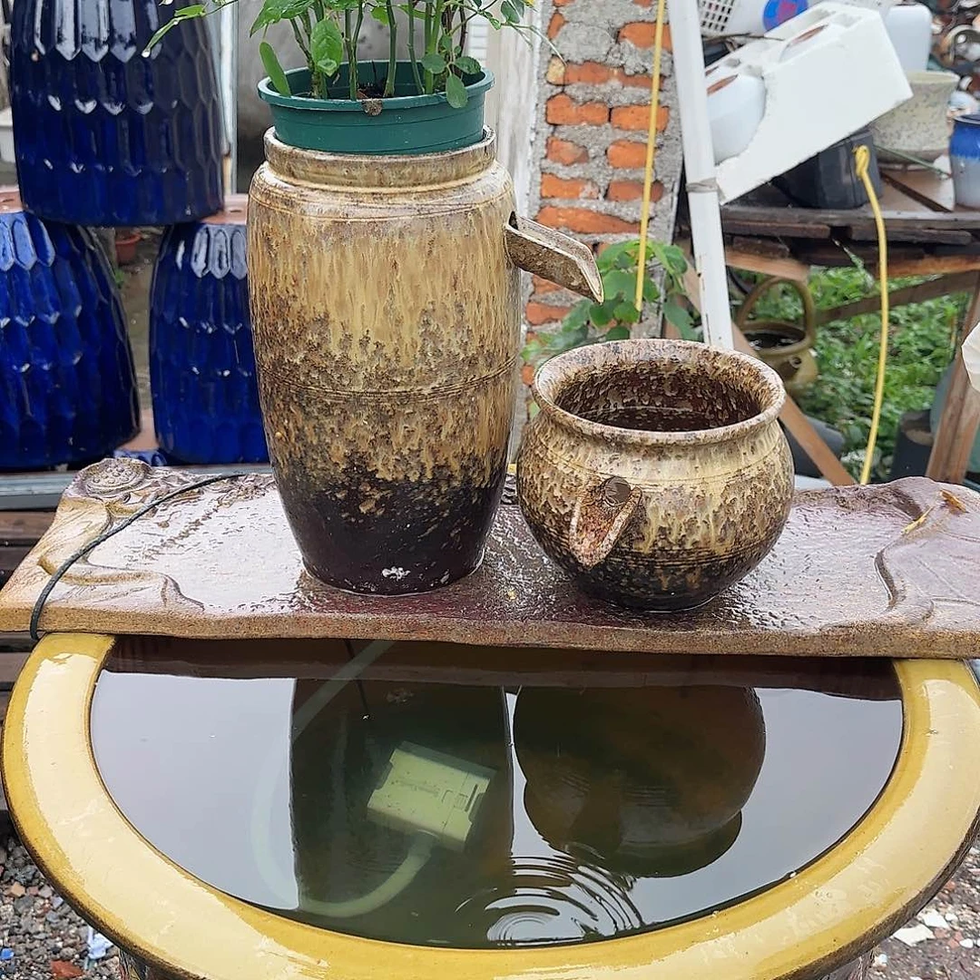 紫砂花盆王嫂花盆0615-613小流水