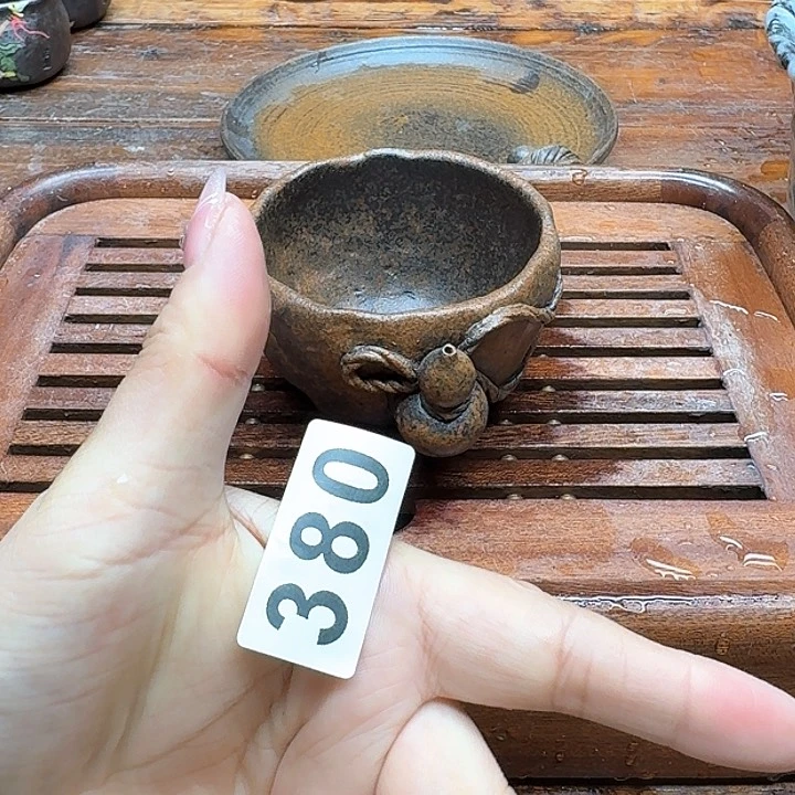 纯手工制作粗陶茶具