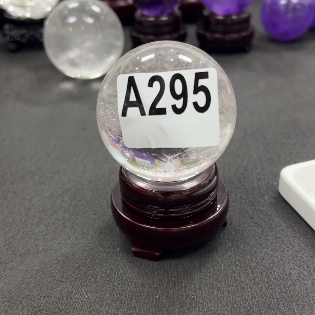 R***a石材天然白水晶球6.3