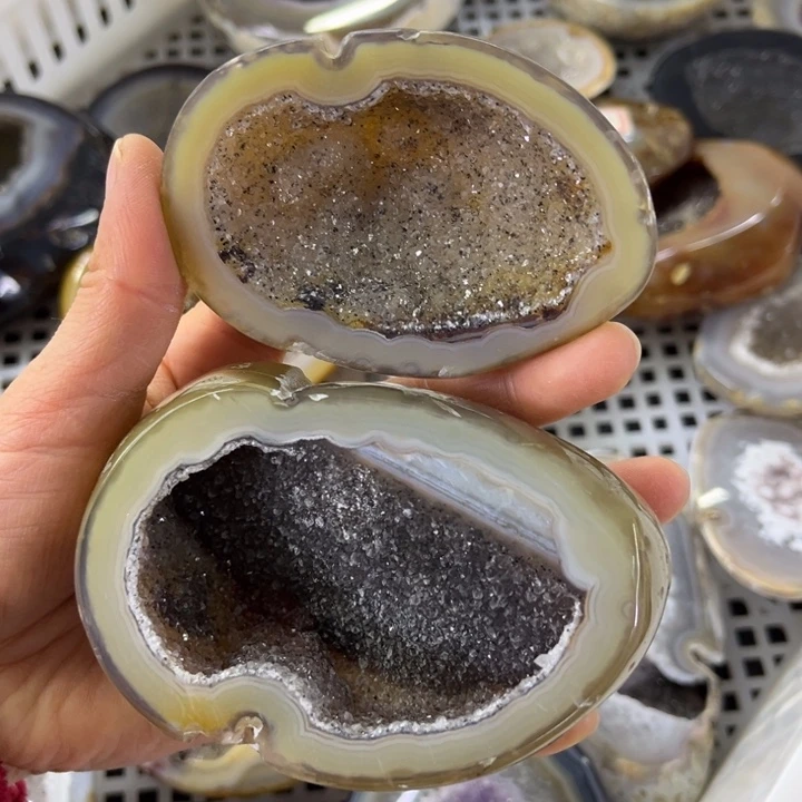 未镶嵌水晶珠宝半成品聚宝盆