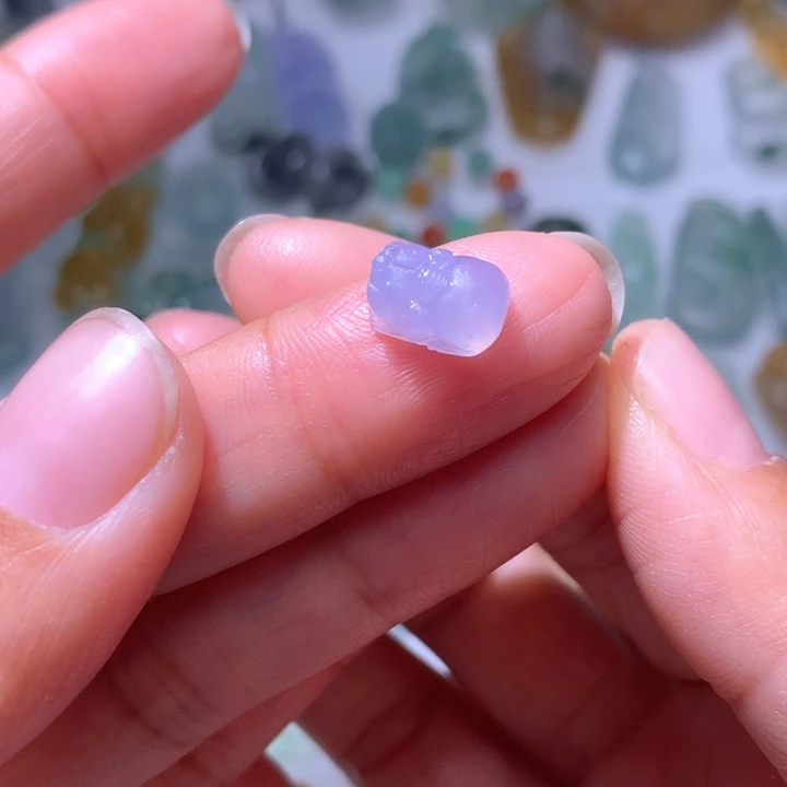 定制翡翠未镶嵌雪*貔貅