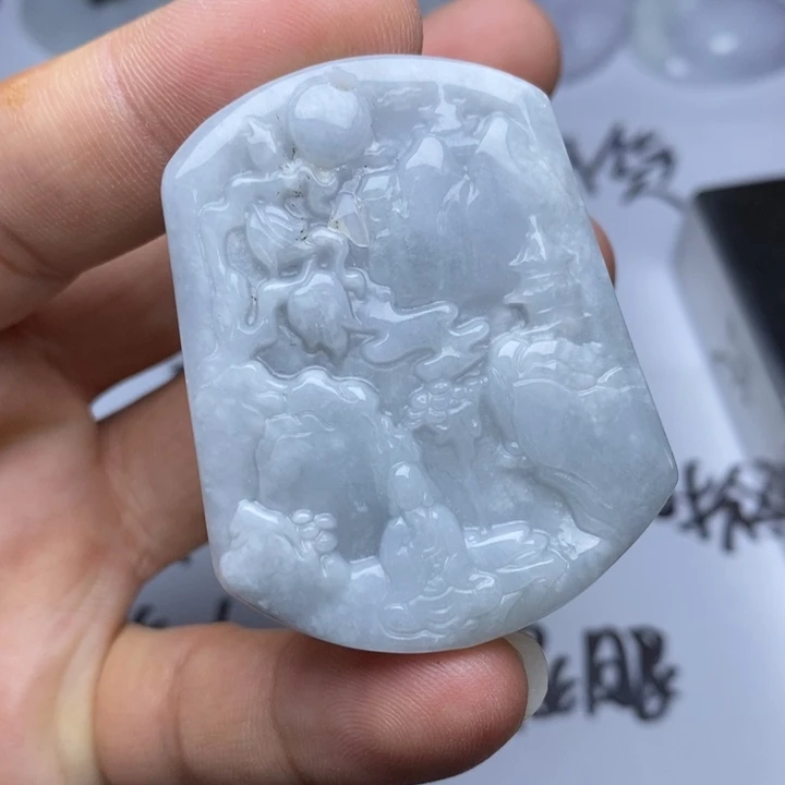 颈饰未镶嵌翡翠翡翠