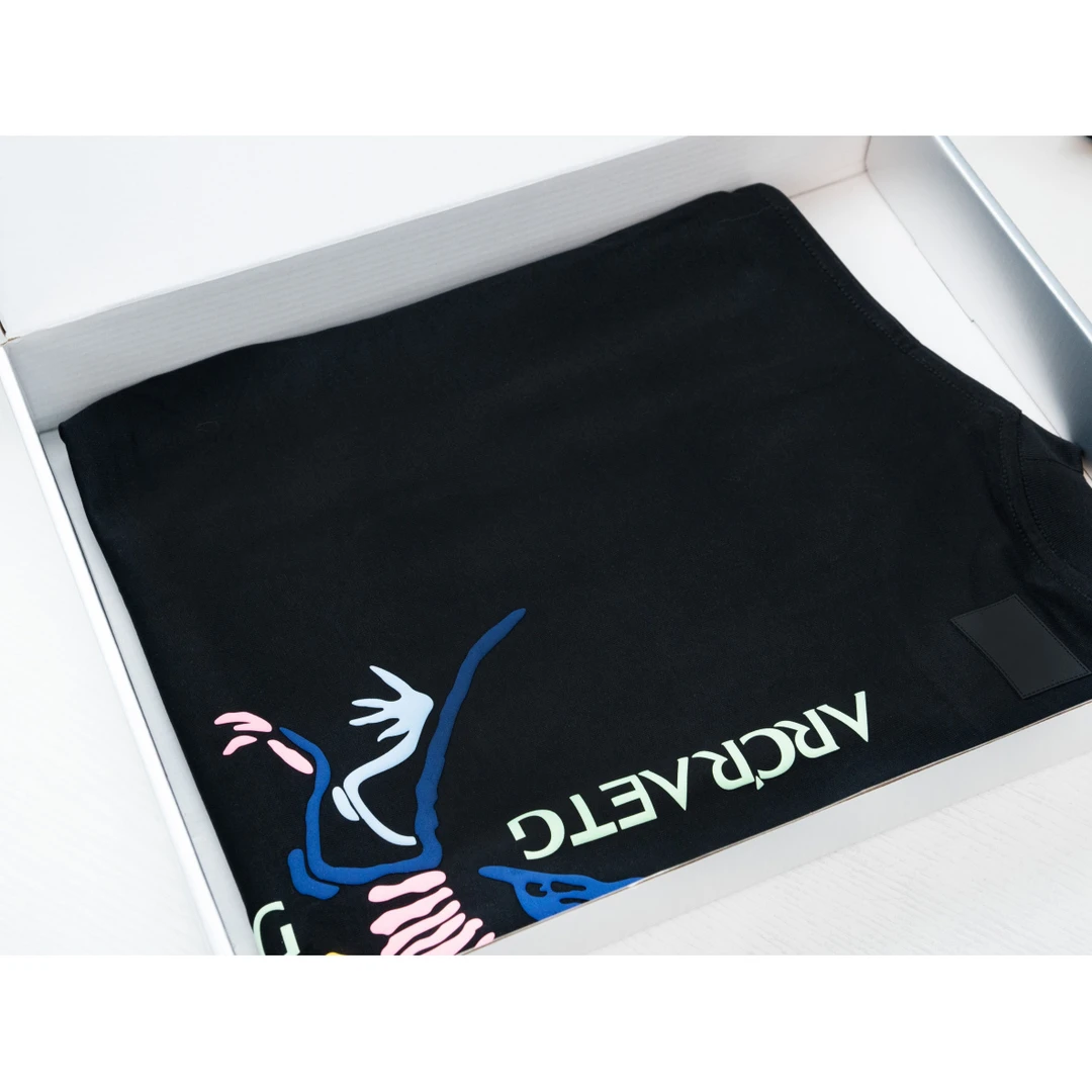 【彩色字母恐龙鸟】夏季重磅字母潮牌宽松短袖1101coco