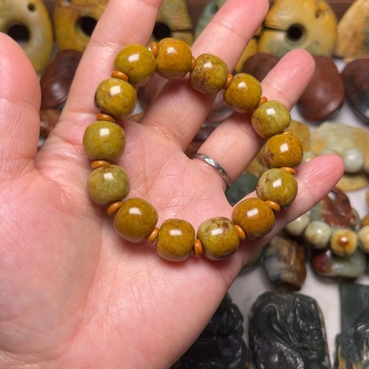 普***蛙岫岩河磨玉（透闪石质玉）未镶嵌珠宝奇石